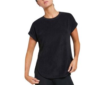 Sonoma black French terry short sleeve tee XS